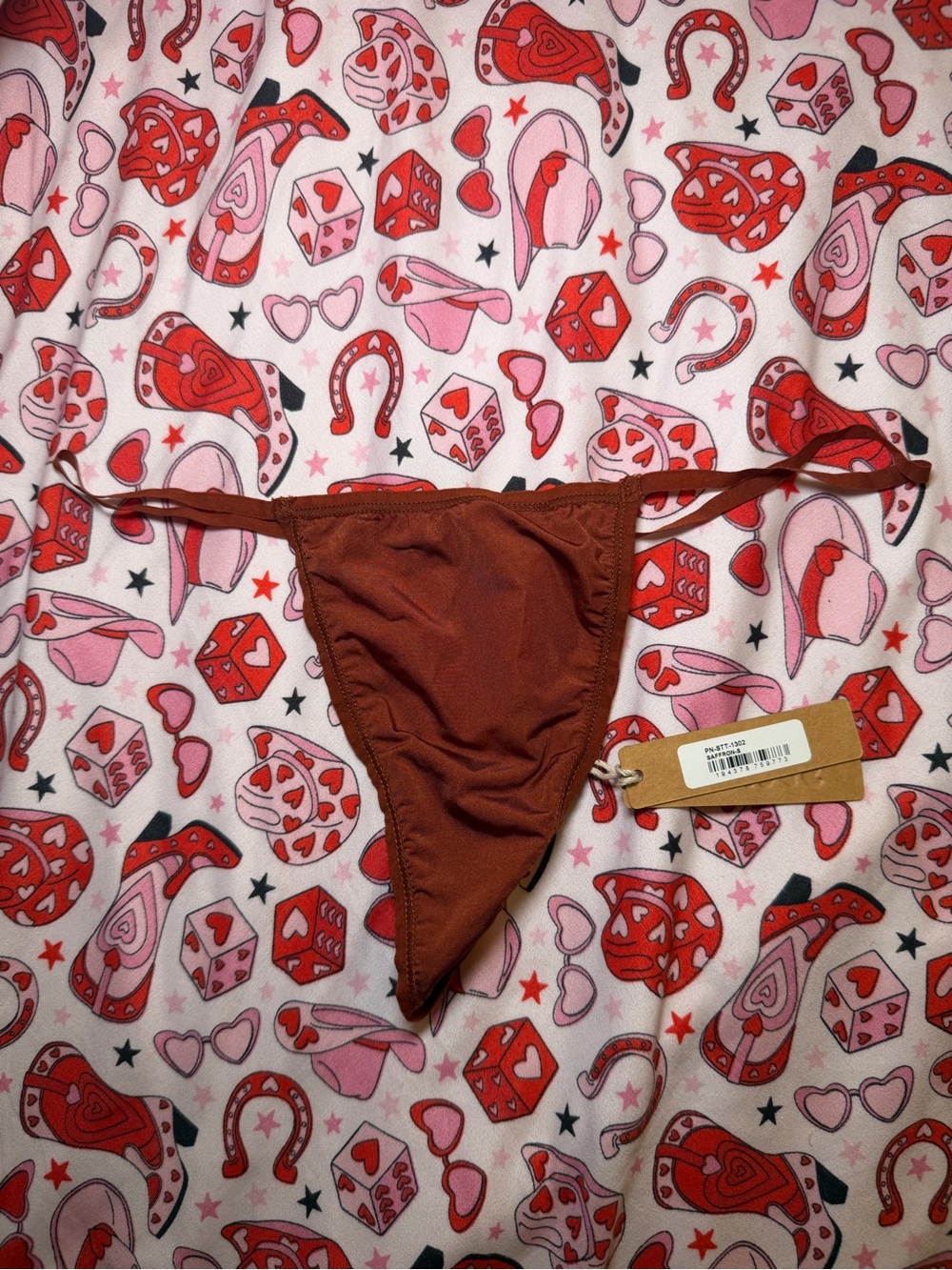Skims Size Small String Thong Panty Saffron PN-STT-1302 NWT